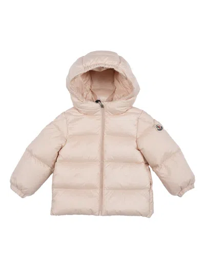 Moncler Baby Kids'  Light Pink Sharon Jacket In Brown