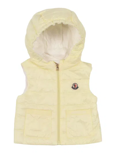 Moncler Baby Kids'  Light Yellow Lia Vest