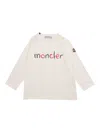 Moncler Baby Ls T-shirt In Beige