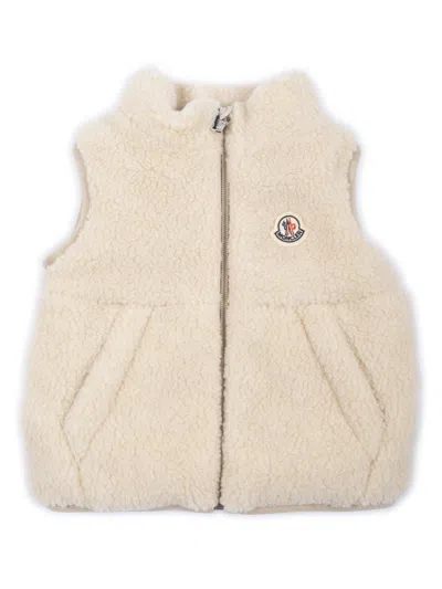 Moncler Baby Kids'  Medium Beige Ernst Jacket In Neutral