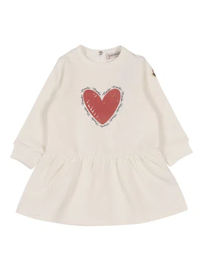 Moncler Baby Natural Dress In Neutral