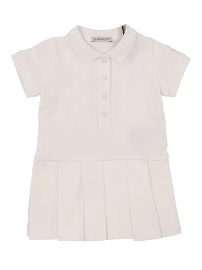 Moncler Baby Natural Dress In White
