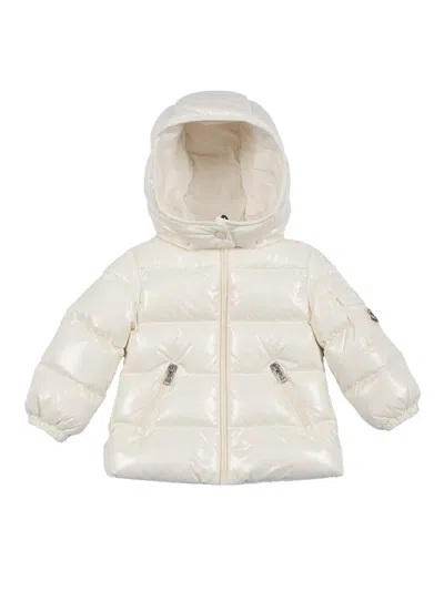 Moncler Baby Natural Bady Jacket In White
