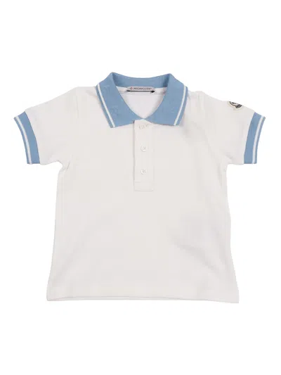 Moncler Baby Kids'  Natural Ss Polo In Neutral