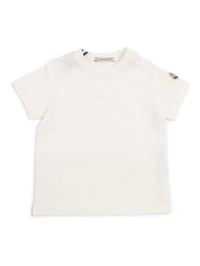 Moncler Baby Kids'  Natural Ss T-shirt In Neutral