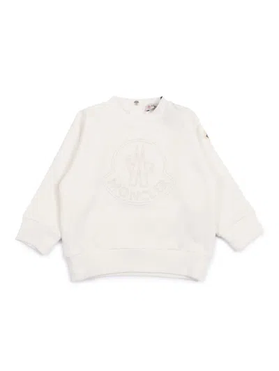 Moncler Baby Kids'  Natural Sweatshirt In White