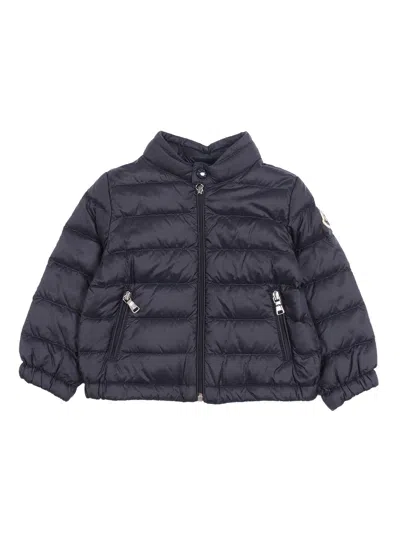 Moncler Baby Kids'  Navy Acorus Jacket In Blue