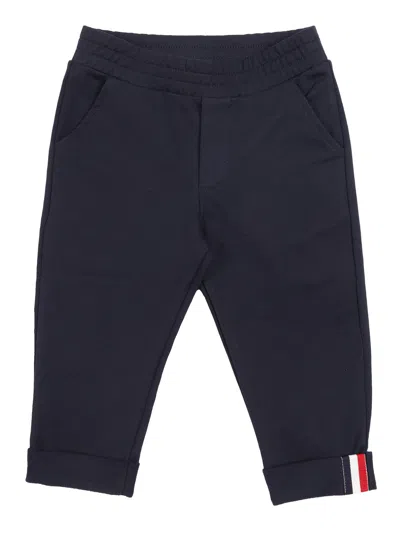 Moncler Baby Kids'  Navy Sweat Bottoms In Black