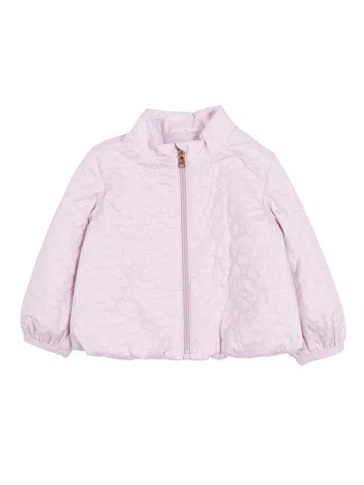 Moncler Baby Kids'  Open Pink Nadide Jacket In Blue