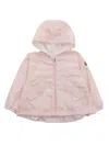 Moncler Baby Pink Camelien Jacket In Pink