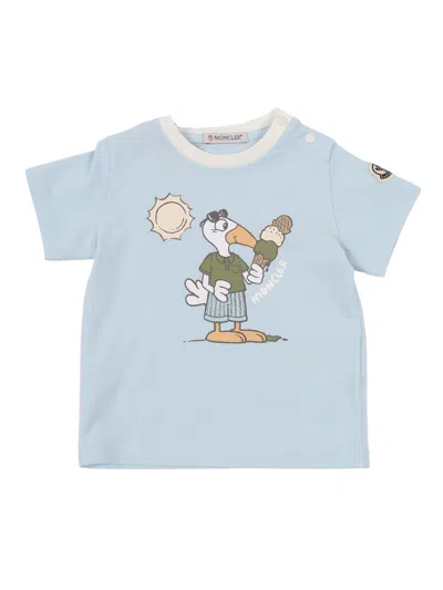 Moncler Baby Kids'  Royal Ss T-shirt In Blue