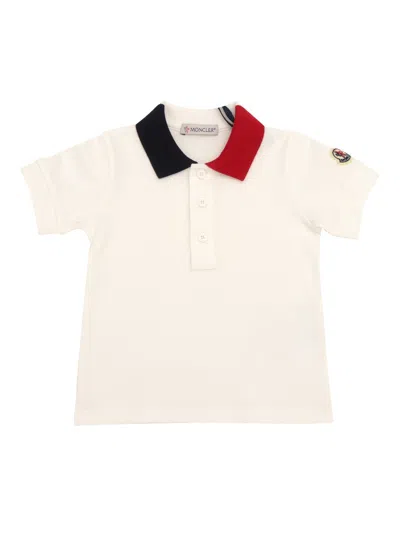 Moncler Baby Kids' Ss Polo In Beige