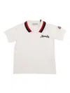 Moncler Baby Ss Polo In Beige