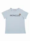 Moncler Baby Ss T-shirt In Blue