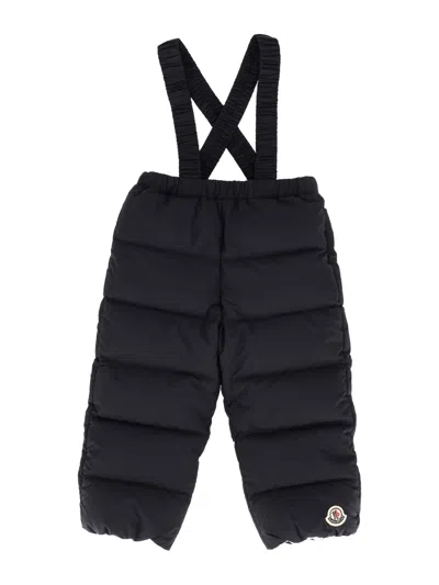 Moncler Baby Trousers In Blue