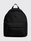 Moncler Pierrick Nylon Backpack Large Front Pocket In Black