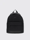 Moncler Pierrick Nylon Backpack Large Front Pocket In Black
