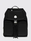 Moncler Functional Polyester Backpack With Multiple Pockets In Black