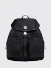 Moncler Functional Polyester Backpack With Multiple Pockets In Black