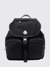 Moncler Functional Polyester Backpack With Multiple Pockets In Black