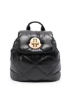 Moncler Puf Quilted Backpack In Black