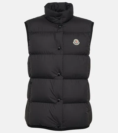 Moncler Badia Down Vest In Black