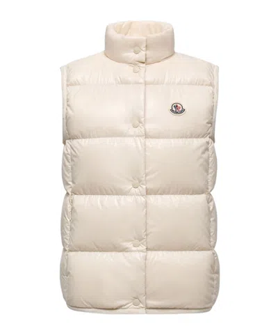 Moncler Badia Down Vest In Pink