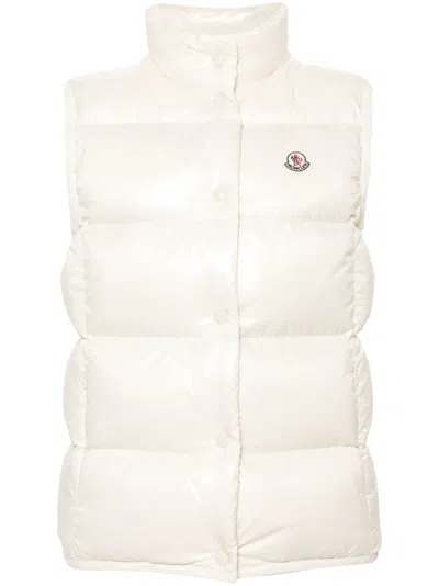 Moncler Badia Padded Gilet In White