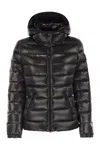 Moncler Bady - Short Down Jacket With Hood In Black