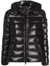 Moncler Bady Hooded Short Down Jacket Clothing In Black
