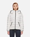 Moncler Bady Padded Zipped Jacket In White