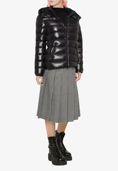 Moncler Bady Glossy Down Jacket In Black