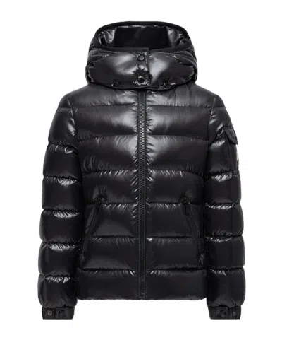 Moncler Bady Hooded Down Jacket In Blue