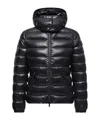 Moncler Bady Hooded Short Down Jacket In Black
