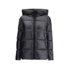 Moncler Bady Hooded Short Down Jacket In Black