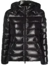 Moncler Bady Hooded Short Down Jacket Clothing In Black