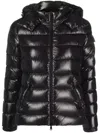 Moncler Bady Hooded Short Down Jacket Clothing In Black