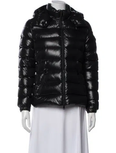 Pre-owned Moncler Bady Nylon Down Jacket In Blue