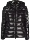 Moncler Bady Hooded Short Down Jacket Clothing In Black
