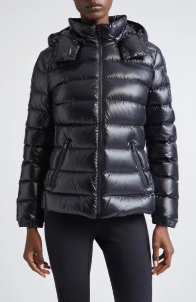 Moncler Bady Water Resistant Down Puffer Jacket In Blue