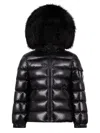 Moncler Kids' Girl's Bady Quilted Logo Jacket In Black