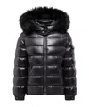 Moncler Badyf Hooded Down Jacket In Black