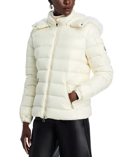 Moncler Badyf Hooded Down Jacket In Natural