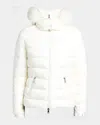 Moncler Badyf Puffer Coat In Brown
