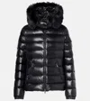 MONCLER BADYF SHEARLING-TRIMMED DOWN JACKET