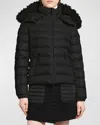 Moncler Badyf Short Puffer Jacket In Black