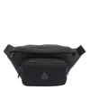 Moncler Belt Bag With 2 Pockets And Zip In Black