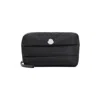 Moncler Caradoc Beauty Case In Quilted Black Nylon In Black