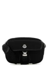 Moncler Black Canvas New Trick Crossbody Bag In Black