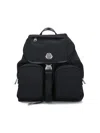 Moncler New Trick Water Repellent Backpack In Black
